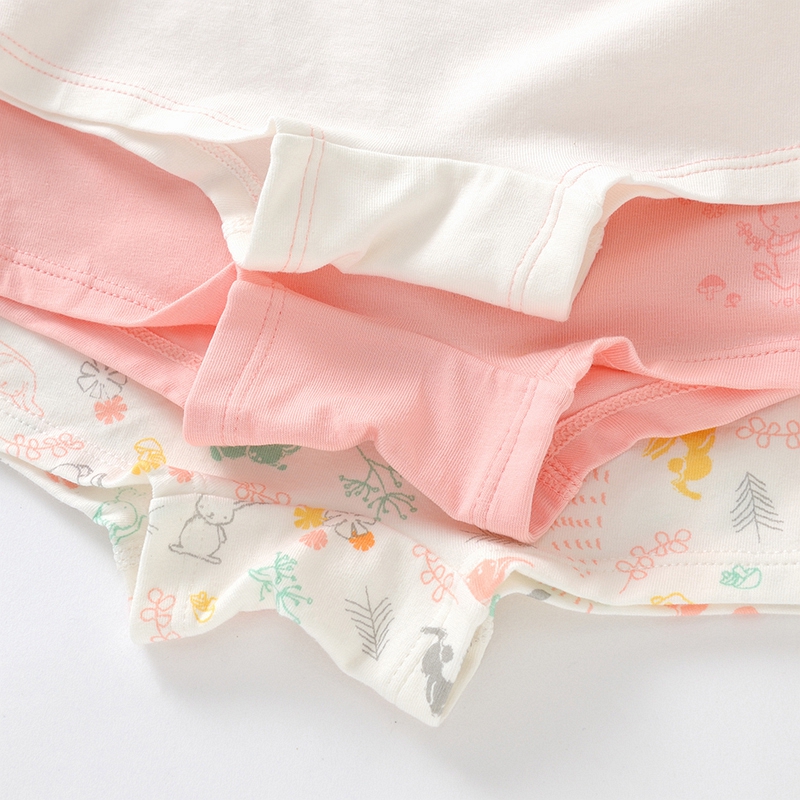 [薇娅推荐]英氏儿童内裤男女宝宝婴幼儿四角平角幼童平裤透气1009504810095049