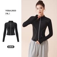 秋冬速干骑行服户外休闲跑步反光夜跑服女式防风运动外套 S 星耀黑