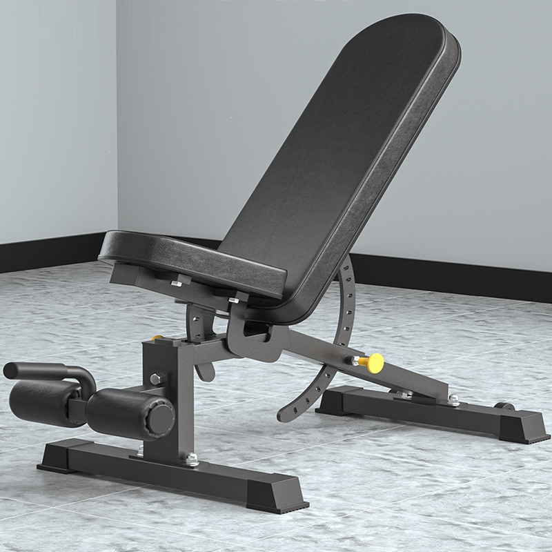 闪电客哑铃凳家用健身室内商用杠铃卧推凳折叠健身椅仰卧起坐健身器材
