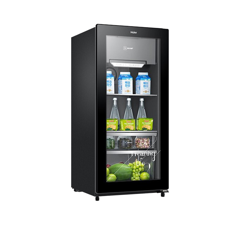 海尔冰吧家用客厅饮料茶叶柜红酒水果保鲜柜立式冷藏柜办公室迷你小