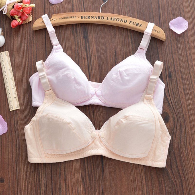 suntek夏季超薄款哺乳文胸浦无钢圈无海绵喂奶上托前开口胸罩孕妇内衣