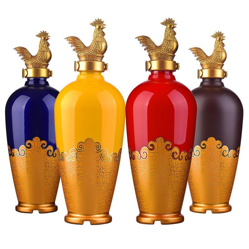五粮液52度 丁酉鸡年生肖纪念酒500ml*4 礼盒装 浓香型白酒