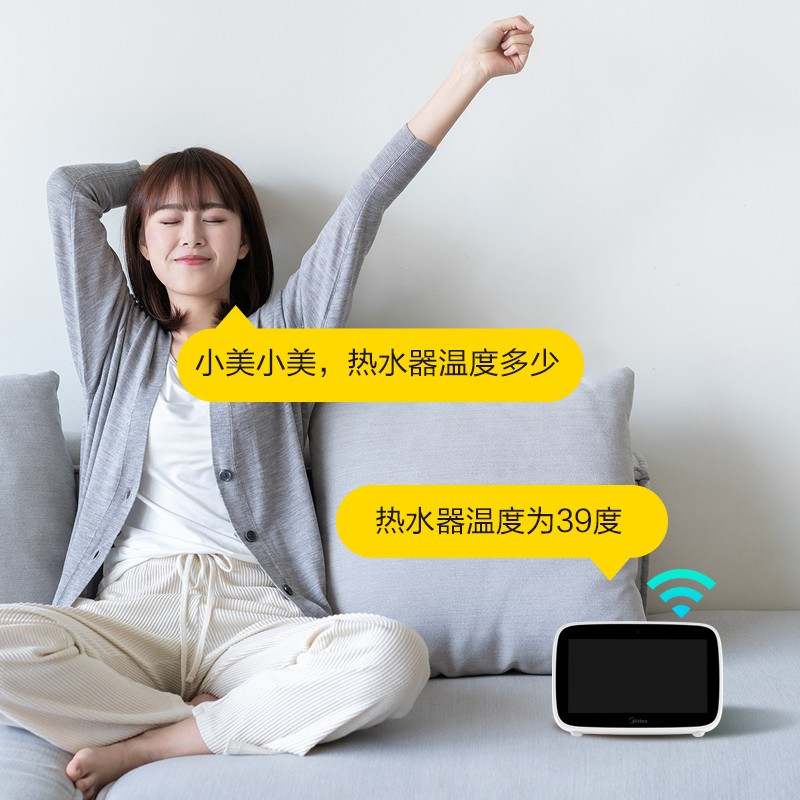 Midea/美的出水断电热水器家用60升智能家电手机WiFi预约卫生间即热速热 [60升]