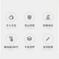 苏泊尔(SUPOR) 合金筷子防滑防霉家用家庭专用高档公筷 10双装 耐高温轻奢风 TK2062E