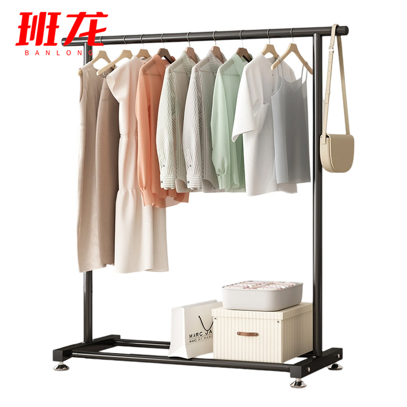 班龙挂衣晾衣架1m黑个高清大图