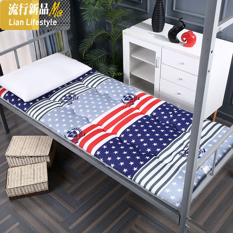 加厚学生宿舍床垫榻榻米儿童单人双人床垫子褥子地铺上下铺可折叠 三维工匠