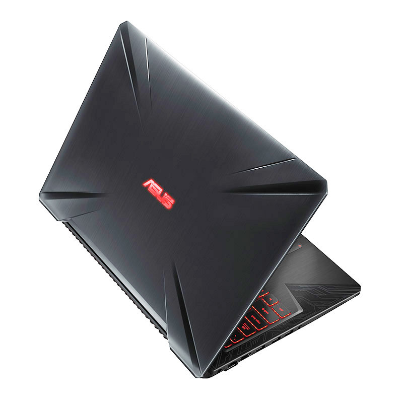 华硕(ASUS)飞行堡垒FX80 15.6英寸游戏本笔记本电脑(i7-8750H 8G 128GB+1TB 120Hz)