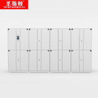 圣斯顿S-JF21502-WT钢制智能人脸识别更衣柜