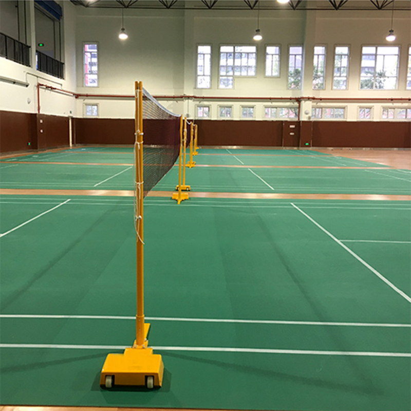 艾力特羽毛球网架可移动式标准羽毛球网柱架含羽毛球球网一副视频