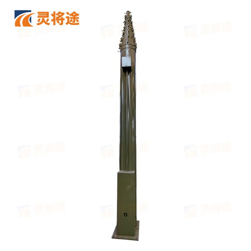 灵将途 可车载移动快装式 22米手电一体升降杆避雷针 LJT-A356-SDYT22图片