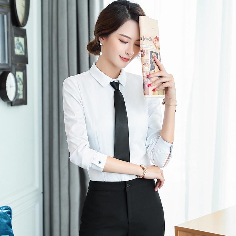 职业装女装上衣2018新款秋季时尚气质秋女士白领西装套装白色工装工作