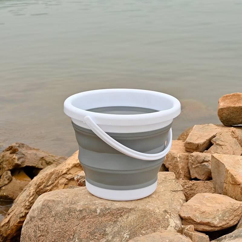 折叠桶水桶车载家用洗车桶户外钓鱼桶便携打水桶取水桶5L