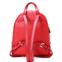 MICHAEL KORS 迈克高仕 女包 Rhea Zip 双肩包中号 字母金属标粒面皮
