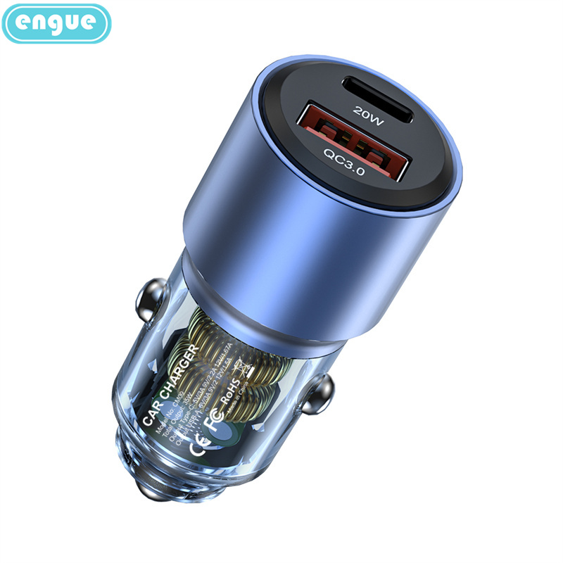 恩谷(ENGUE) 乐途38WA+C 车载充电器EG-CM09 蓝色高清大图