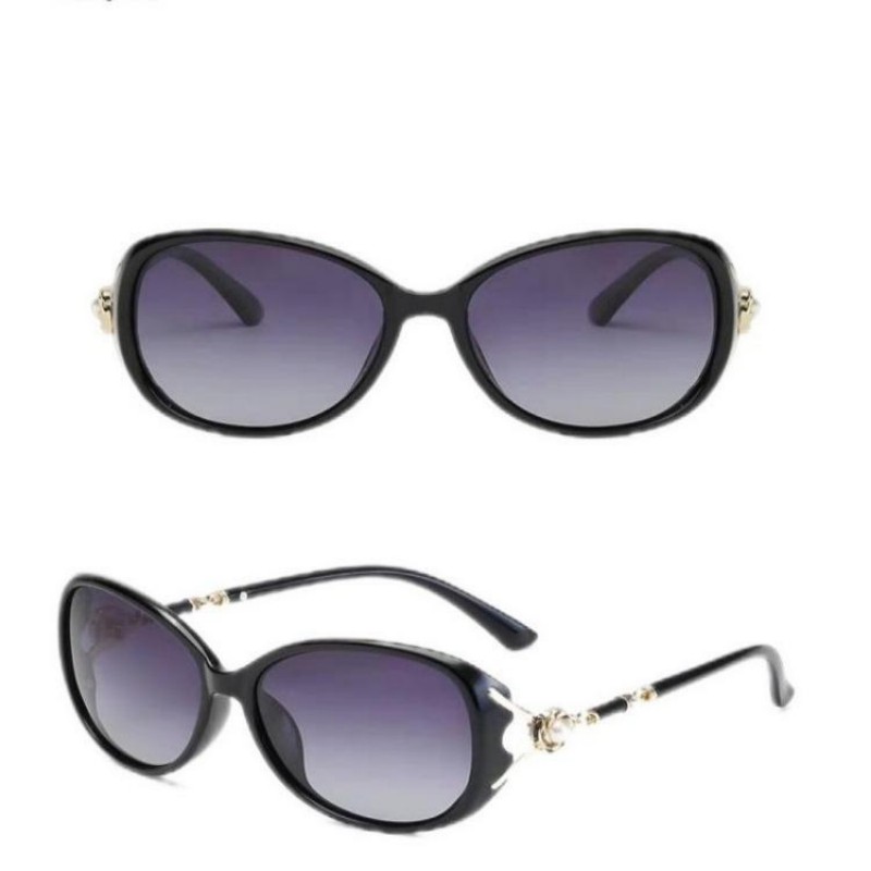 铁青珍珠偏光眼镜PG35 个 黑框渐变灰