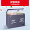 星星(XINGX)BCD-180KVCT 180升 家商两用双温冰柜 大冷冻小冷藏冰箱 彩晶面板顶开门冷柜