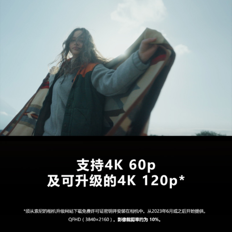 索尼(SONY)全画幅Vlog旗舰相机 ZV-E1L 标准镜头相机套装 黑色 搭配FE 28-60mm F4-5.6标准变焦镜头高清大图