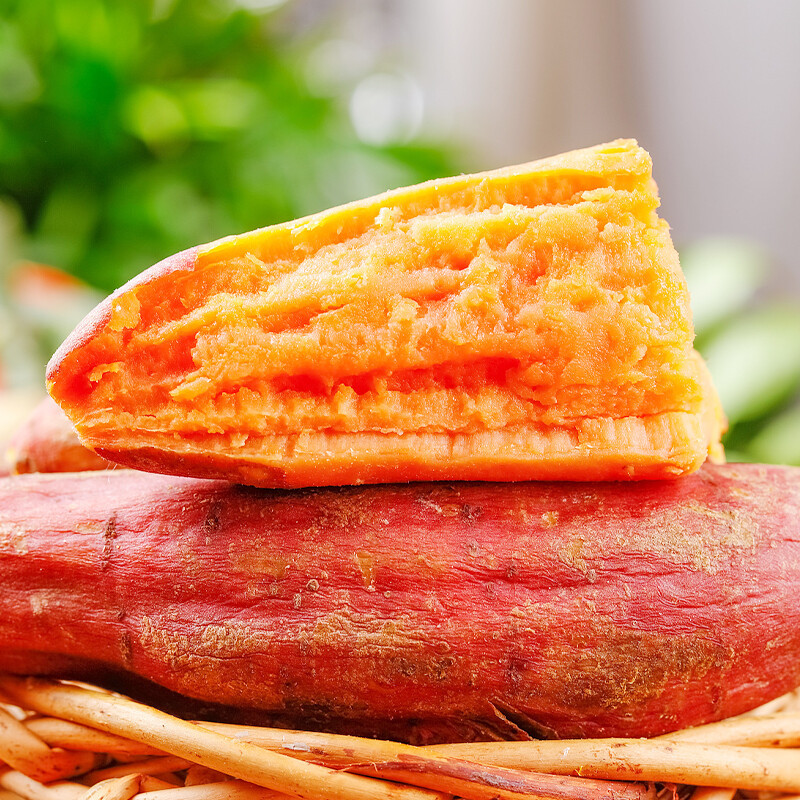 鲜木福建六鳌地瓜蜜薯生鲜蔬菜软糯香甜农家自种地瓜红心地瓜净重359