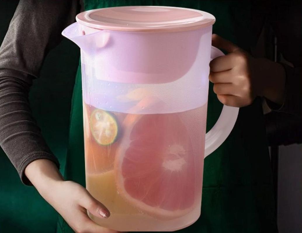 冷水壶大容量塑料简约通用家用客厅耐高温泡茶冰箱果汁扎壶凉水壶-冷泡壶1600ml;【1个】高清大图