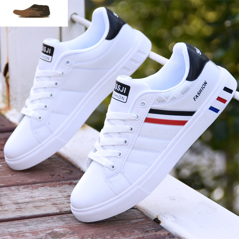 ideamini小白鞋男春季韩版潮流运动休闲鞋子男士百搭白色学生平底板鞋