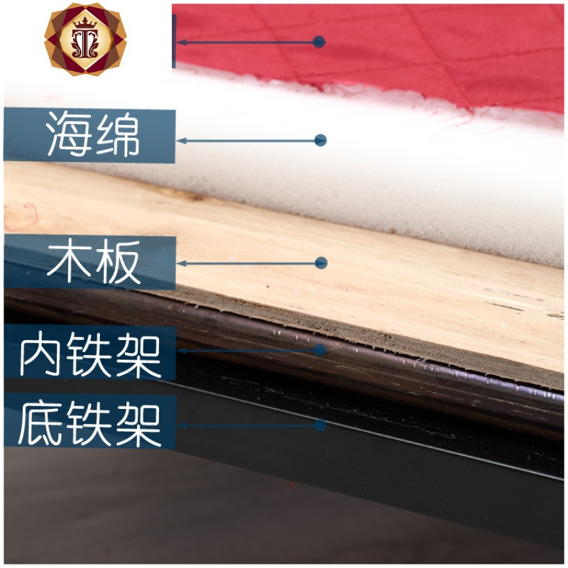 三维工匠ABE加固折叠床木板午休床办公午睡床海绵床单人三折简易床