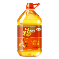 福临门 食用油 浓香压榨一级花生油5L/桶 中粮出品