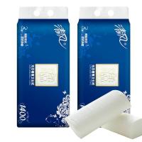 清风卷纸B00AAH 舒柔纯品系列 卫生纸3层平纹1400克无芯卷*10卷/提 6提/箱（整箱销售）