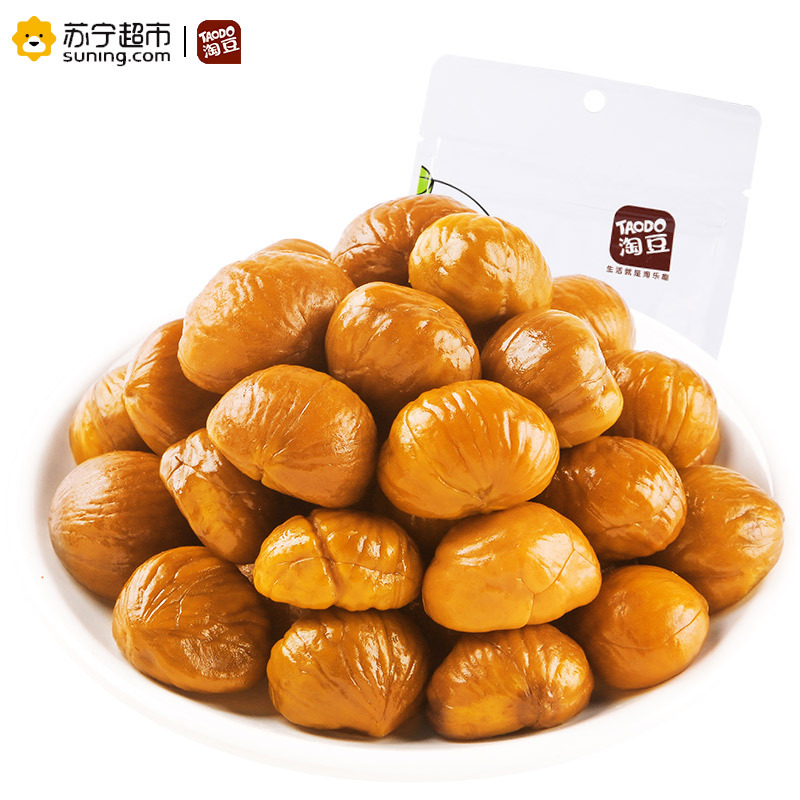 淘豆_甘栗仁100g袋 熟栗子仁 休闲零食坚果 板栗仁