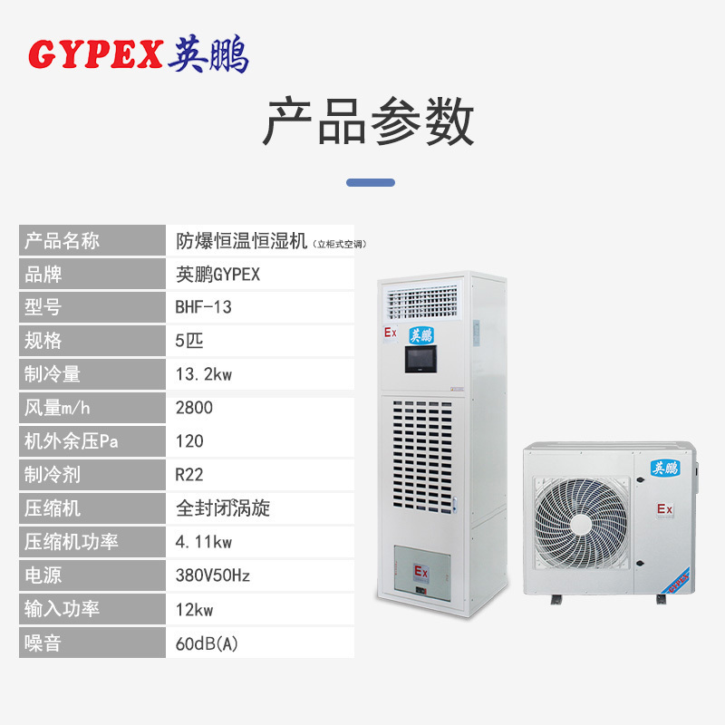 英鹏(GYPEX) BHF-13 柜机空调 防爆恒温恒湿空调 5匹(G)