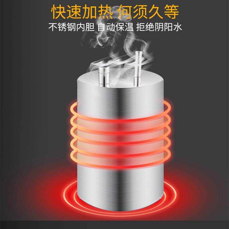 浪木饮水机台式温热型饮水机LM-YT1-62家用办公室迷你机身智能防干烧304不锈钢内胆百搭聪明座底噪节能省电高清大图