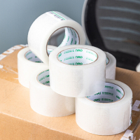 得力 33301 高品质高透明封箱胶带打包胶带 办公用品 60mm*100y*45um(91.4m/卷) 24卷/箱