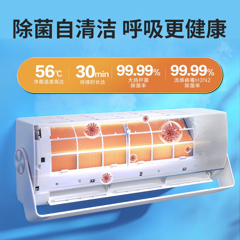 统帅(Leader)空调海尔智家出品 1.5匹新一级旋翼 变频冷暖空调挂机KFR-35GW/05MUE81TU1