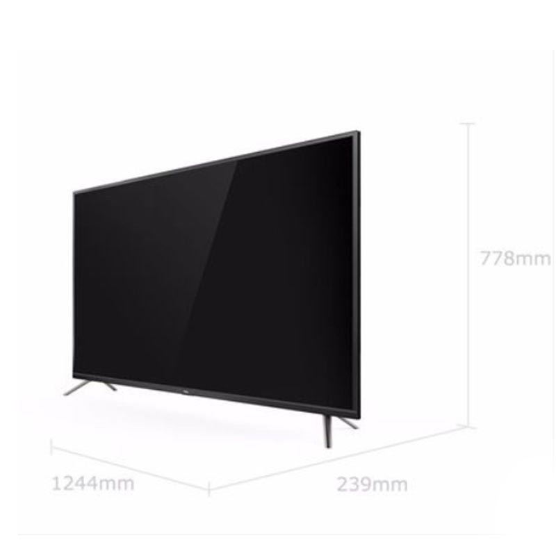 TCL 55英寸观影王4K超高清HDR安卓智能液晶电视机(黑色) 55A360