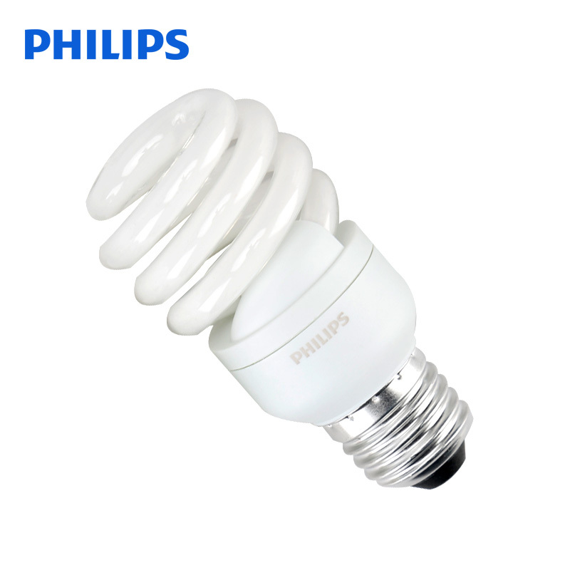 飞利浦(Philips) 12W E27 螺旋节能灯泡 6500K白光 48只 (单位:件)