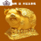 封后大号金猪存钱罐摆件创意家居大人儿童只进不出不可取大容量储蓄罐 金猪送福珍珠金[小号]可存取