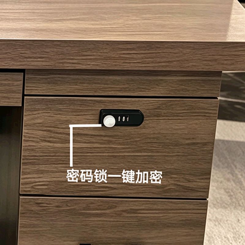 苏宁宜品办公桌JQ-SA100214简约可拆装办公桌1600*800*750cm可定制办公家具高清大图