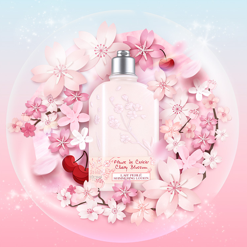 欧舒丹(L’OCCITANE) 甜蜜樱花身体润肤露250ml 补水保湿 滋润 香体留香