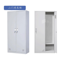 三金鑫 加厚二门更衣柜铁皮柜更衣柜储物柜浴室更衣柜员工储物柜铁皮带锁储存柜健身房更衣柜