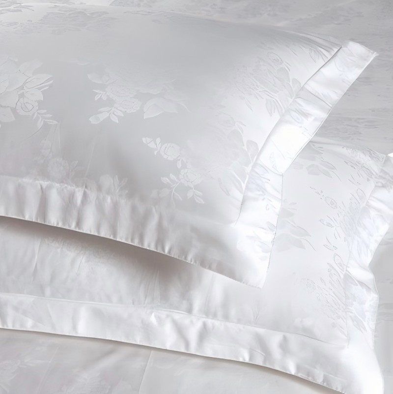 梦丽赛 60S全棉贡缎枕套枕罩枕头套48cm×74cm(个)高清大图