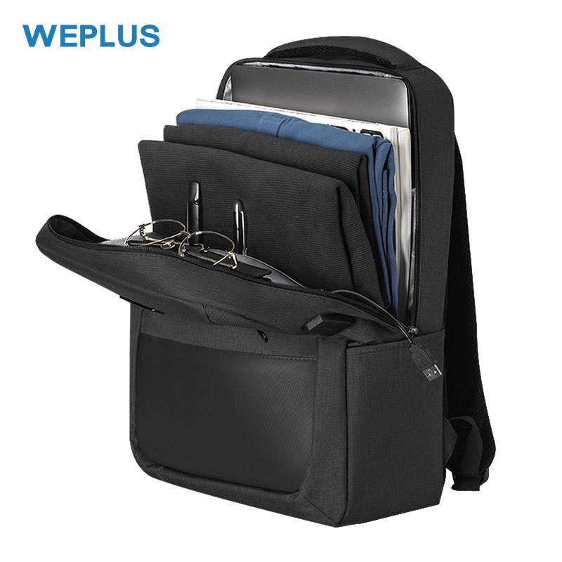 唯加WEPLUS 休闲简约双肩包WP175501 不支持零售