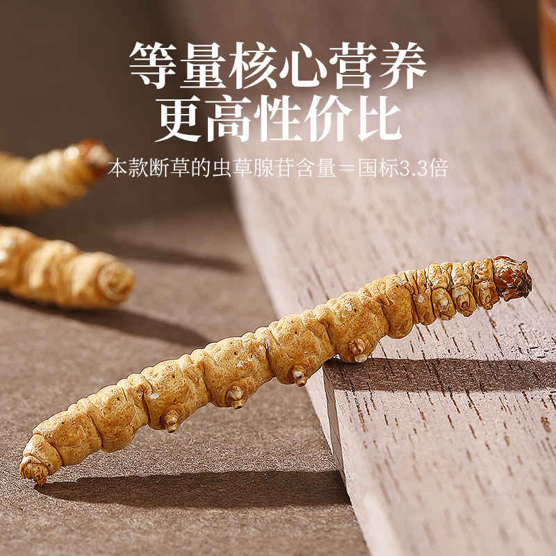 断草1g4根/g 杞里香冬虫夏草正品青海茶干货无礼盒装酒官方旗舰店