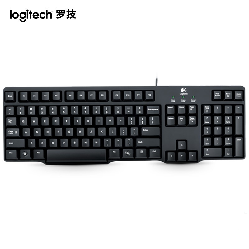 罗技K120USB有线静音防水键盘