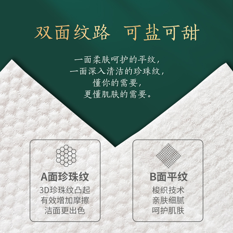 幸运女神棉柔巾国潮风柔软洁面巾抽取式干湿两用一次性洗脸巾3包高清大图