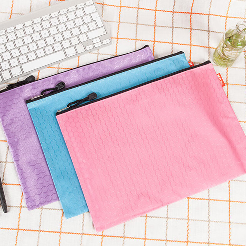 晨光拉链袋A410个*1包球纹款ADM94854(颜色随机)高清大图