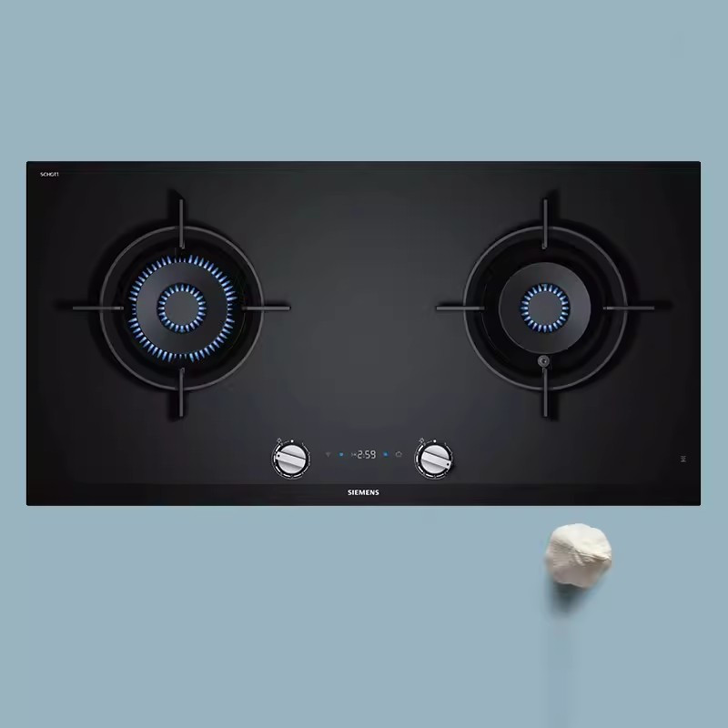 西门子 ER9SP231MQ 燃气灶 天然气 带联动 家居互联 带定时蒸饭柜高清大图