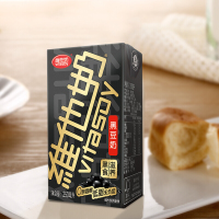 维他奶 黑豆奶植物蛋白饮料250ml*24盒 黑豆+芝麻 低脂营养早餐奶 饮品家庭整箱装