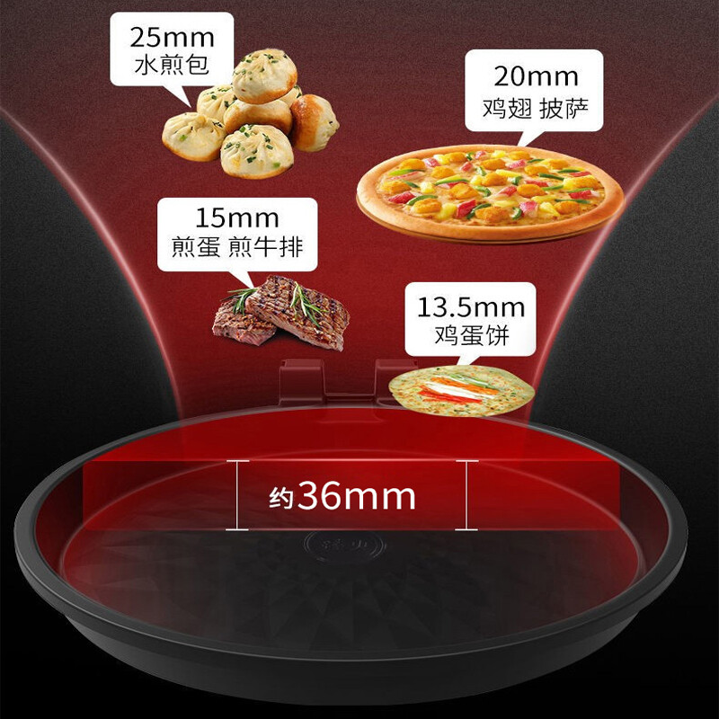 九阳(Joyoung)电饼铛 JK30-GK733直径30CM多功能煎烤机可拆洗家用烙饼机双面煎烤电煎锅高清大图