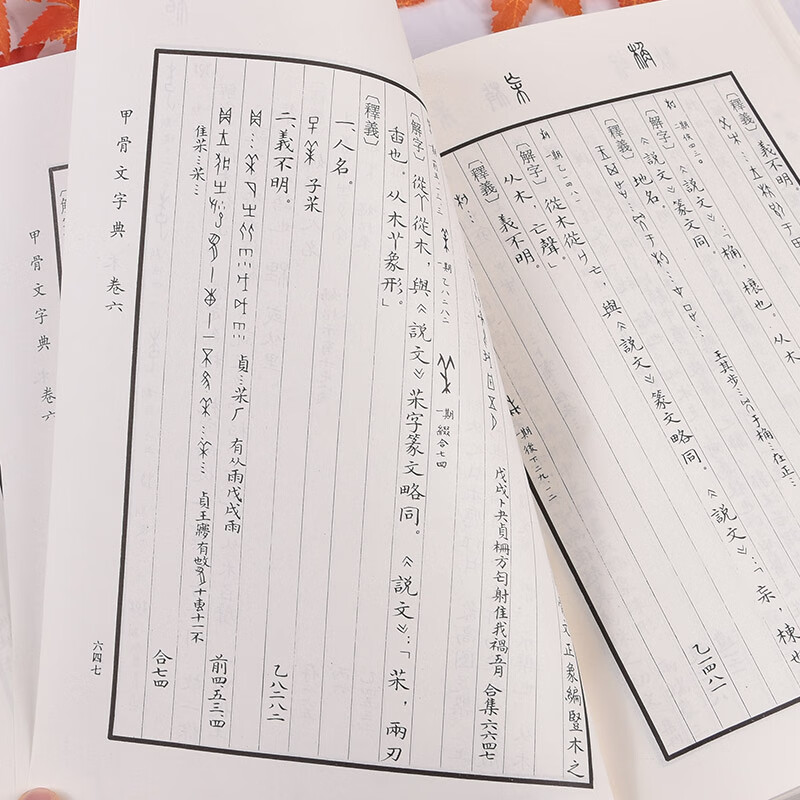 []甲骨文字典 徐中舒第3版四川辞书古代汉语工具书 辞典词典/工具书 书法篆刻汉语大小字典书籍高清大图