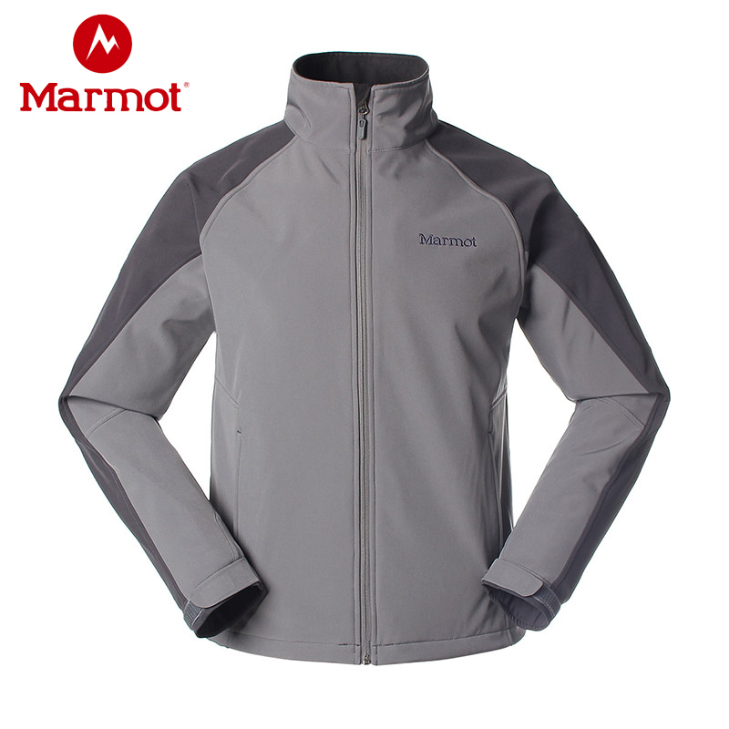 Marmot/土拨鼠 运动户外男士M1耐磨舒适防泼水透气软壳夹克上衣