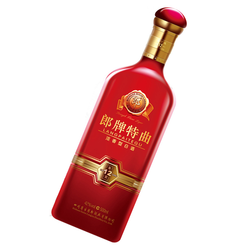 郎酒 郎牌特曲鉴赏12 42度 500ml*4 整箱装 浓香型白酒